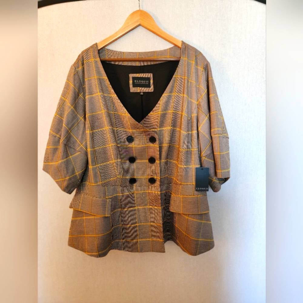 Puff sleeve jacket